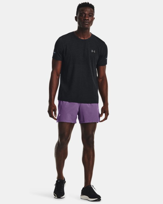Men's UA Launch Elite 5'' Shorts, Purple, pdpMainDesktop image number 2